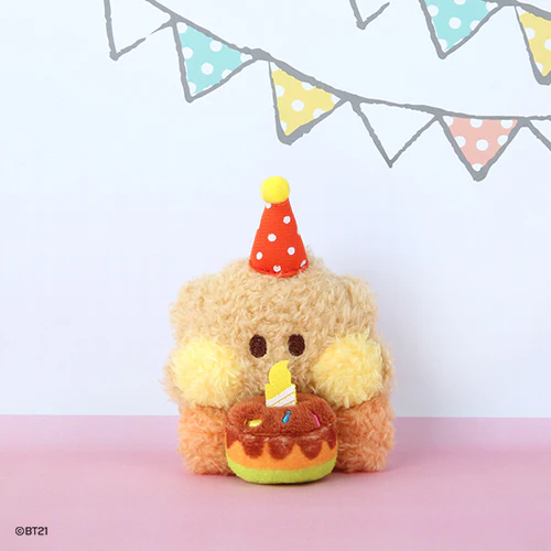 BT21 MININI PLUSH KEYRING [ HAPPY TIME ] - Image 4