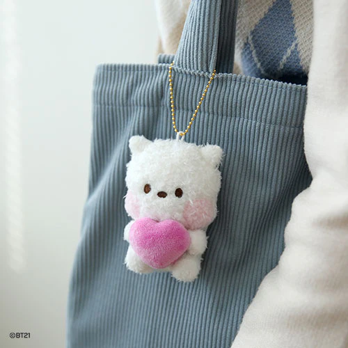 BT21 MININI PLUSH KEYRING [ HEART ] - Image 3