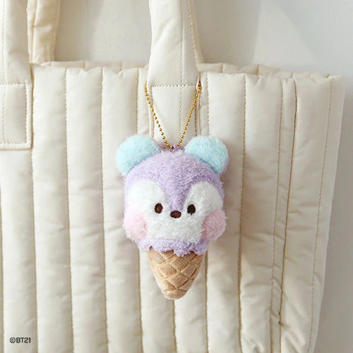 BT21 MININI PLUSH KEYRING [ ICE CREAM ] - Image 5
