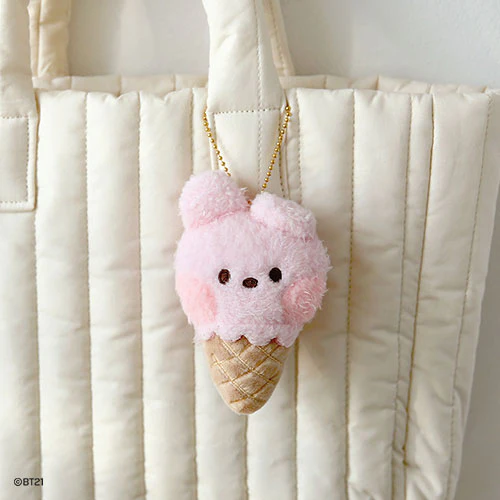 BT21 MININI PLUSH KEYRING [ ICE CREAM ] - Image 8