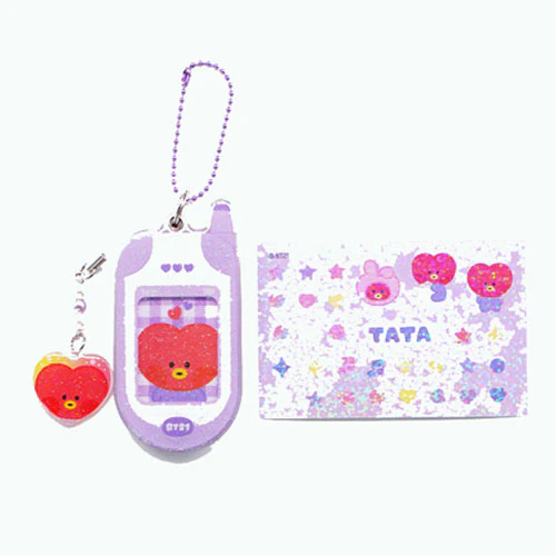 BT21 MININI RETRO PHONE KEYRING - Image 6