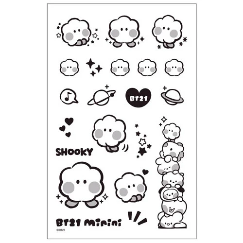 BT21 [ MININI ] TATTOO STICKER - Image 4