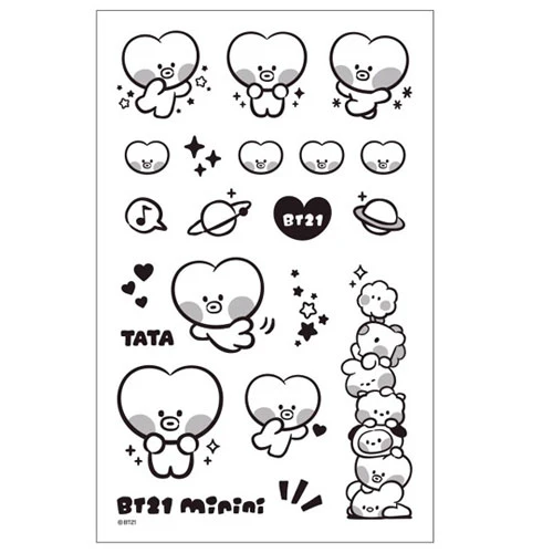 BT21 [ MININI ] TATTOO STICKER - Image 7