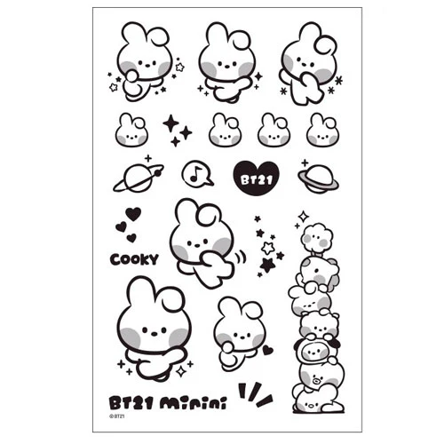 BT21 [ MININI ] TATTOO STICKER - Image 8