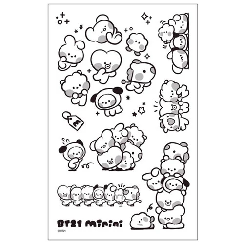BT21 [ MININI ] TATTOO STICKER - Image 9
