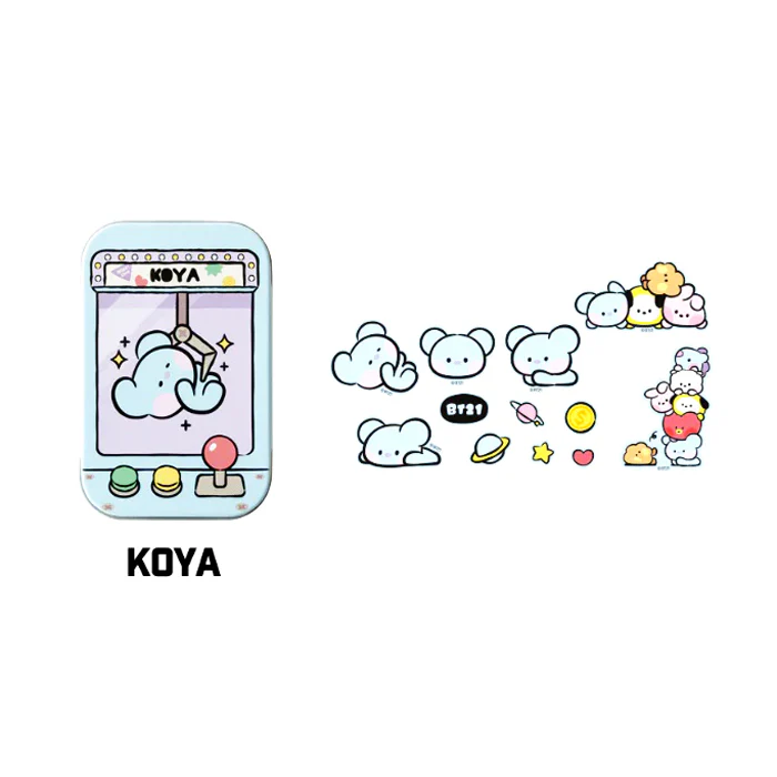 BT21 [ MININI ] TIN CASE STICKER SET - Image 2