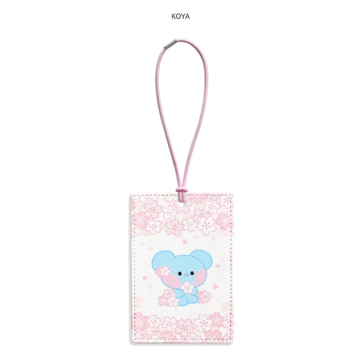 BT21 [ MININI CHERRY BLOSSOM ] TRAVEL TAG - Image 2