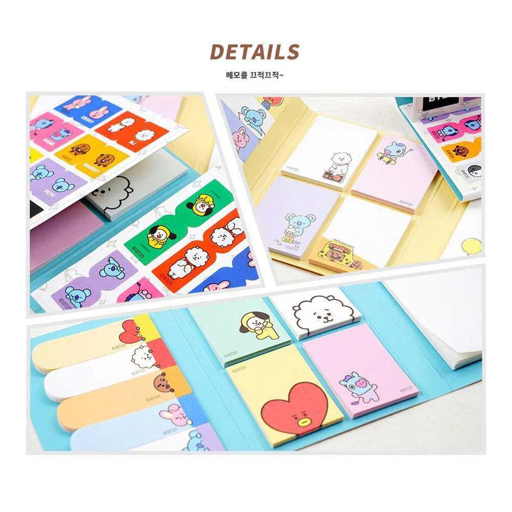 BT21 STICKY MEMO SET - Image 4