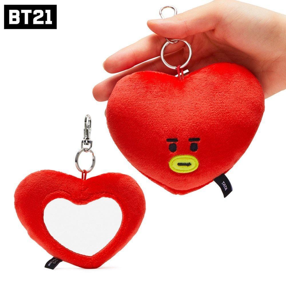 BT21 PLUSH MIRROR KEYCHAIN