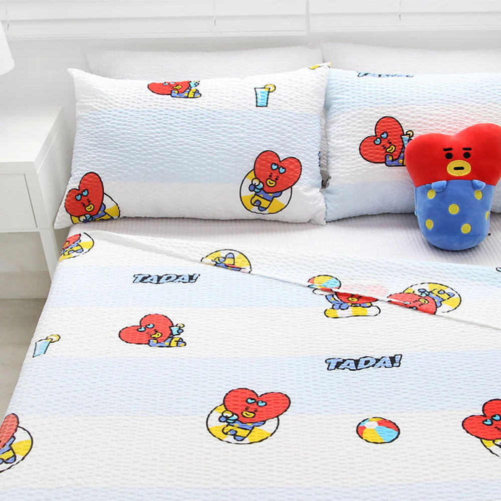 BT21 RIPPLE BLANKET [ CURIOUS TATA ]