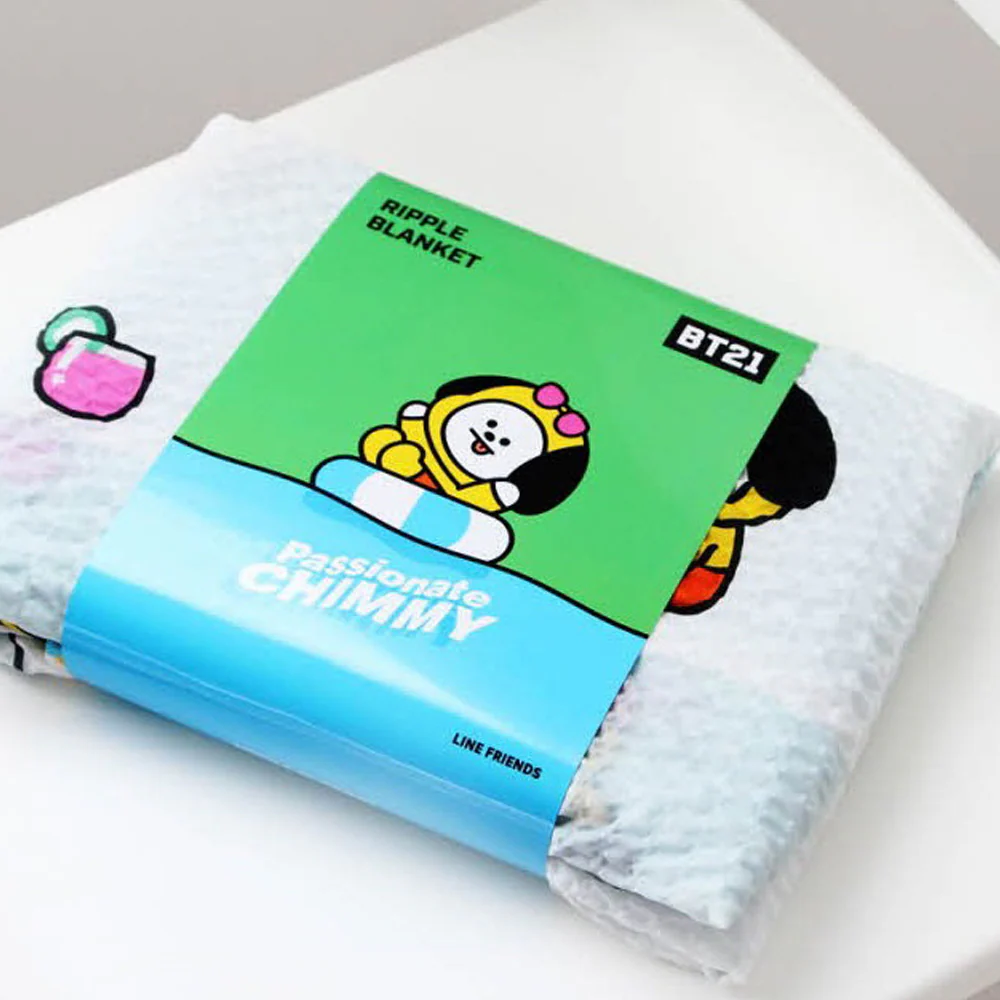 BT21 RIPPLE BLANKET [ PASSIONATE CHIMMY ] - Image 5