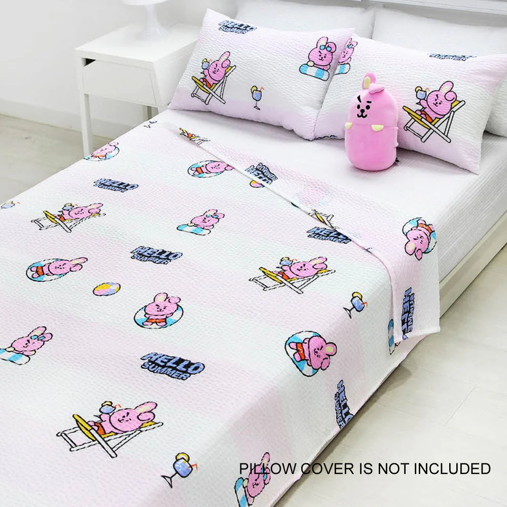 BT21 RIPPLE BLANKET [ PINKISH COOKY ] - Image 2