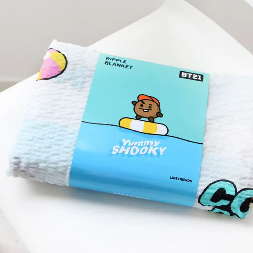 BT21 RIPPLE BLANKET [ YUMMY SHOOKY ] - Image 5
