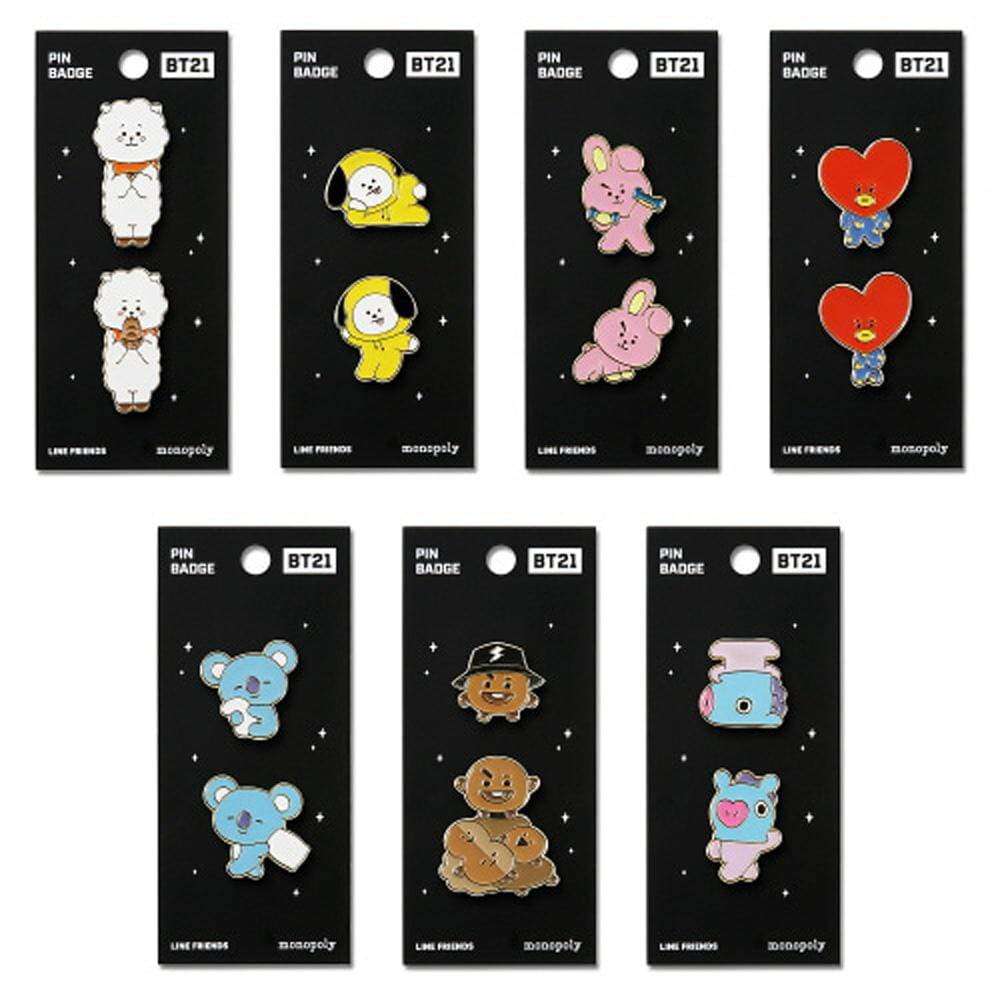 BT21 PIN BADGE VER.2