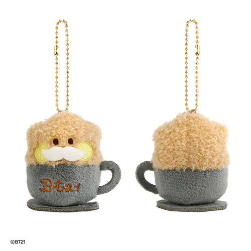 BT21 PLUSH KEYRING [ LATTE ] - Image 4