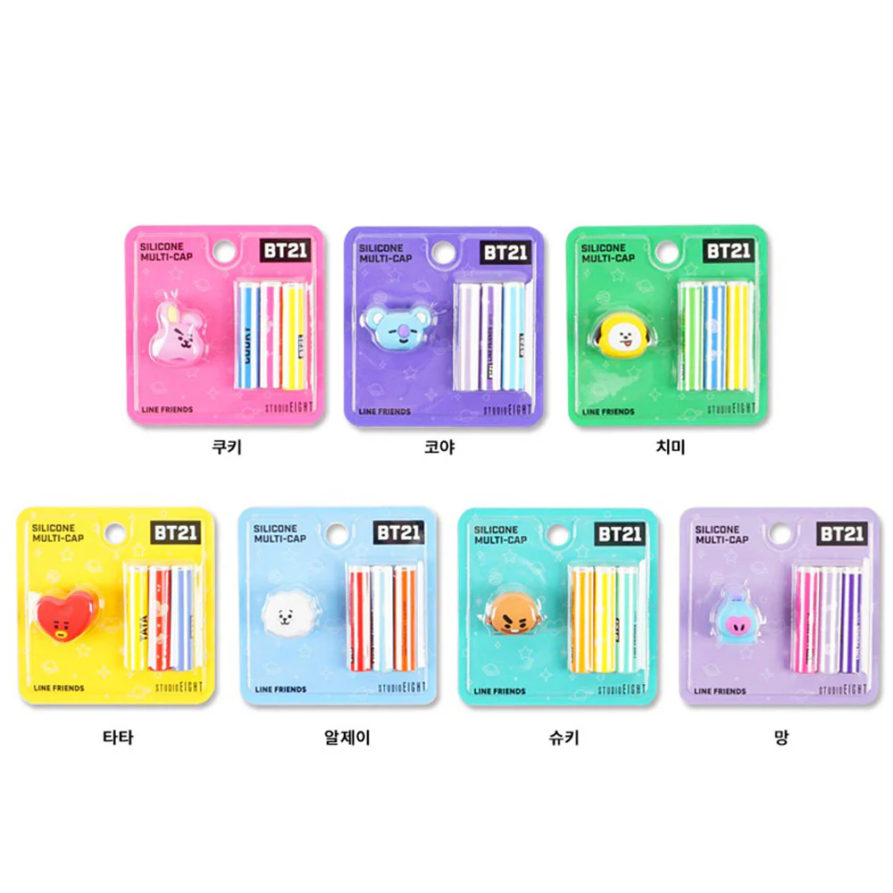 BT21 SILICONE MULTI CAP