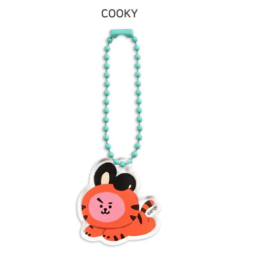 BT21 [ TIGER ] SIMPLE KEYRING - Image 8