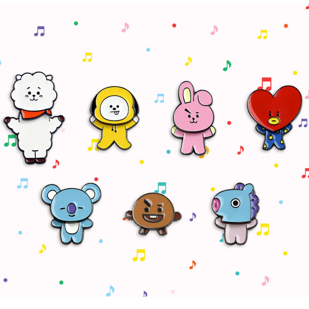 BT21 SWING PIN BADGE