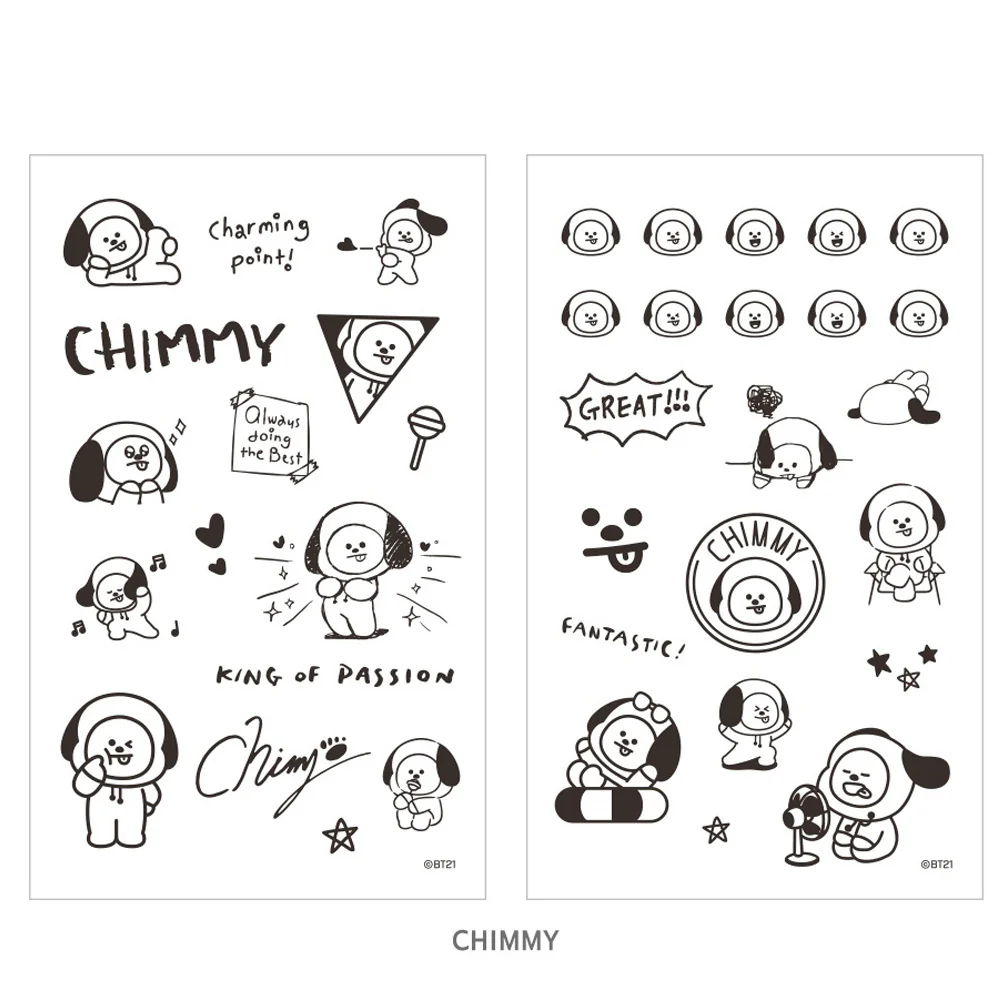 BT21 TATTOO STICKER - Image 6