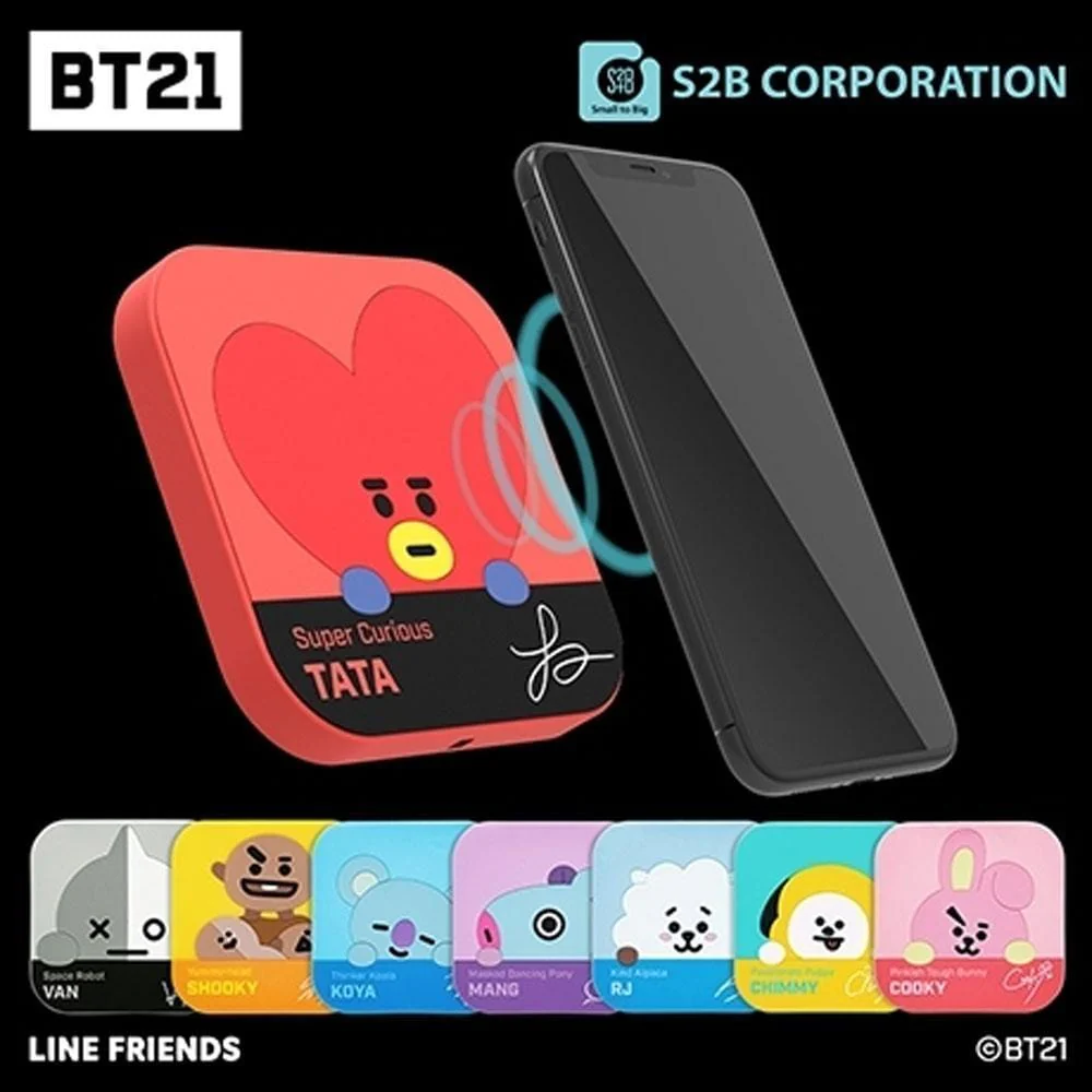 BT21 WIRELESS CHARGER + CABLE