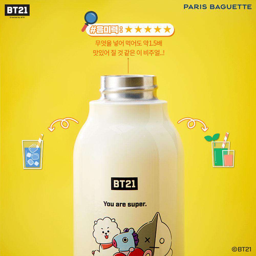 BT21 X PARIS BAGUETTE BOTTLE TUMBLER - Image 2
