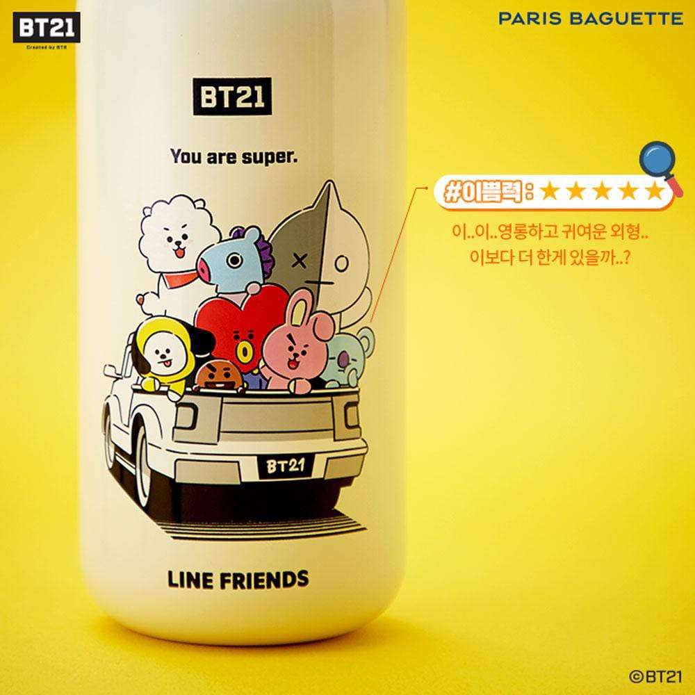 BT21 X PARIS BAGUETTE BOTTLE TUMBLER - Image 3