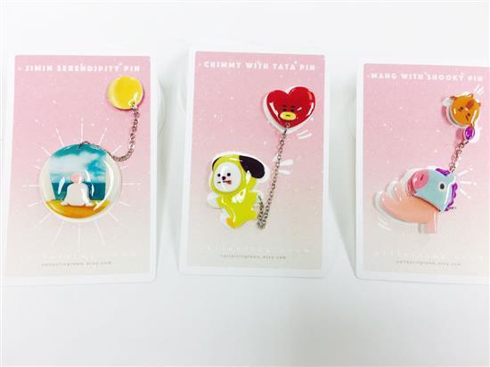 방탄소년단 | BT21 PIN WITH CHAIN-