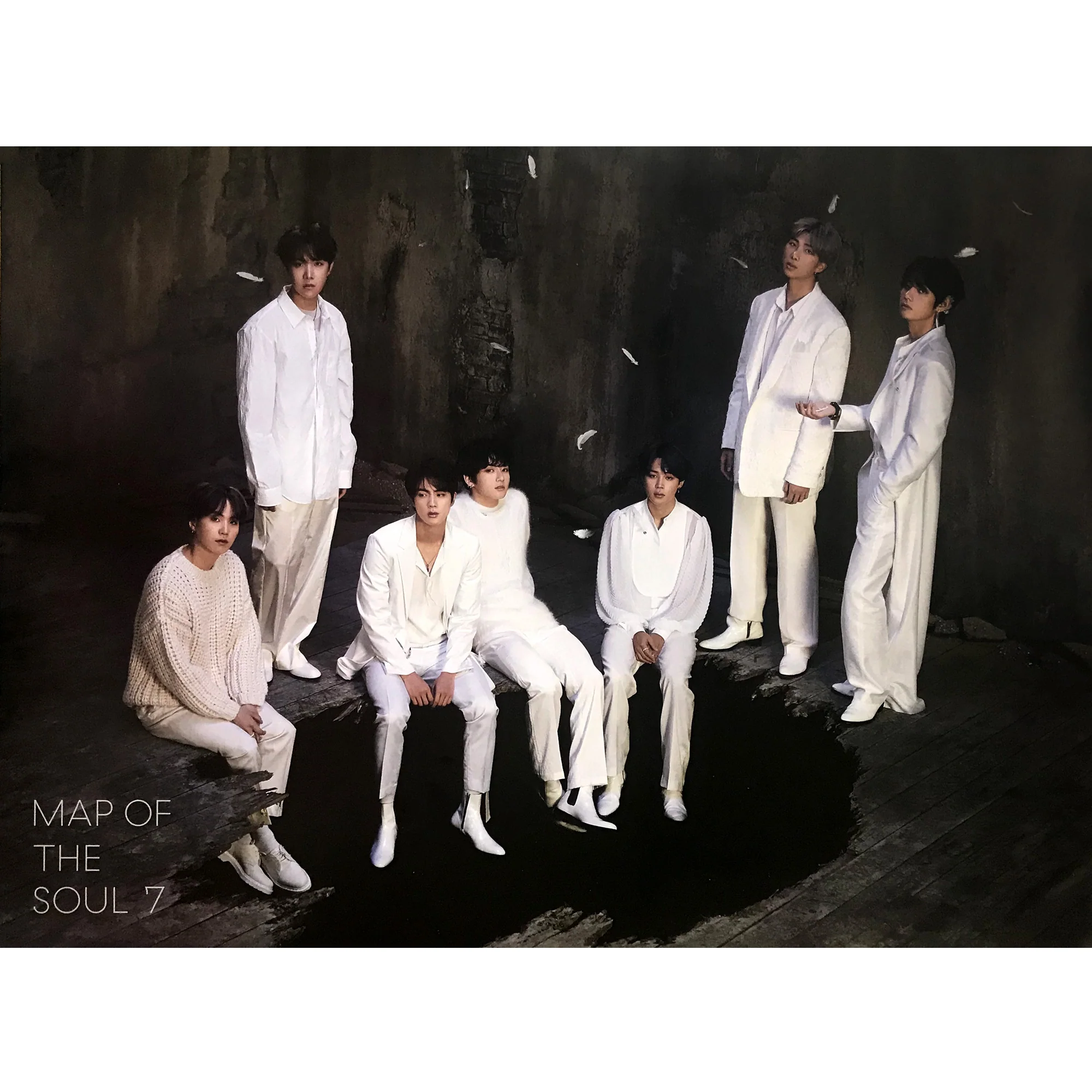 BTS POSTER | 4TH ALBUM [ MAP OF THE SOUL: 7 ] | (A VER.)