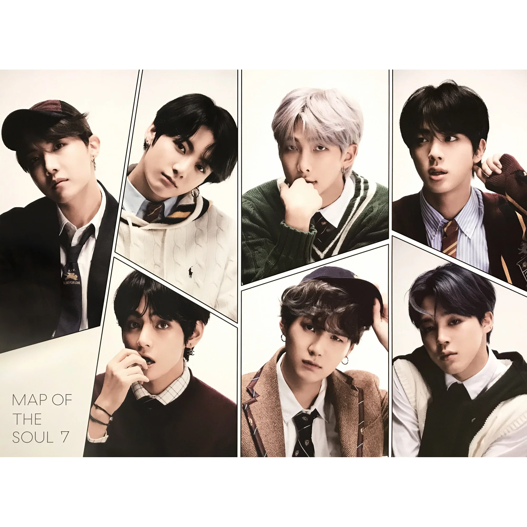 BTS POSTER | 4TH ALBUM [ MAP OF THE SOUL: 7 ] | (D VER.)