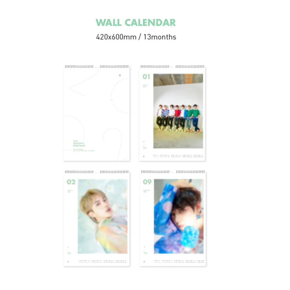 방탄소년단 | BTS [ 2020 SEASON'S GREETINGS ] WALL CALENDAR - Image 2