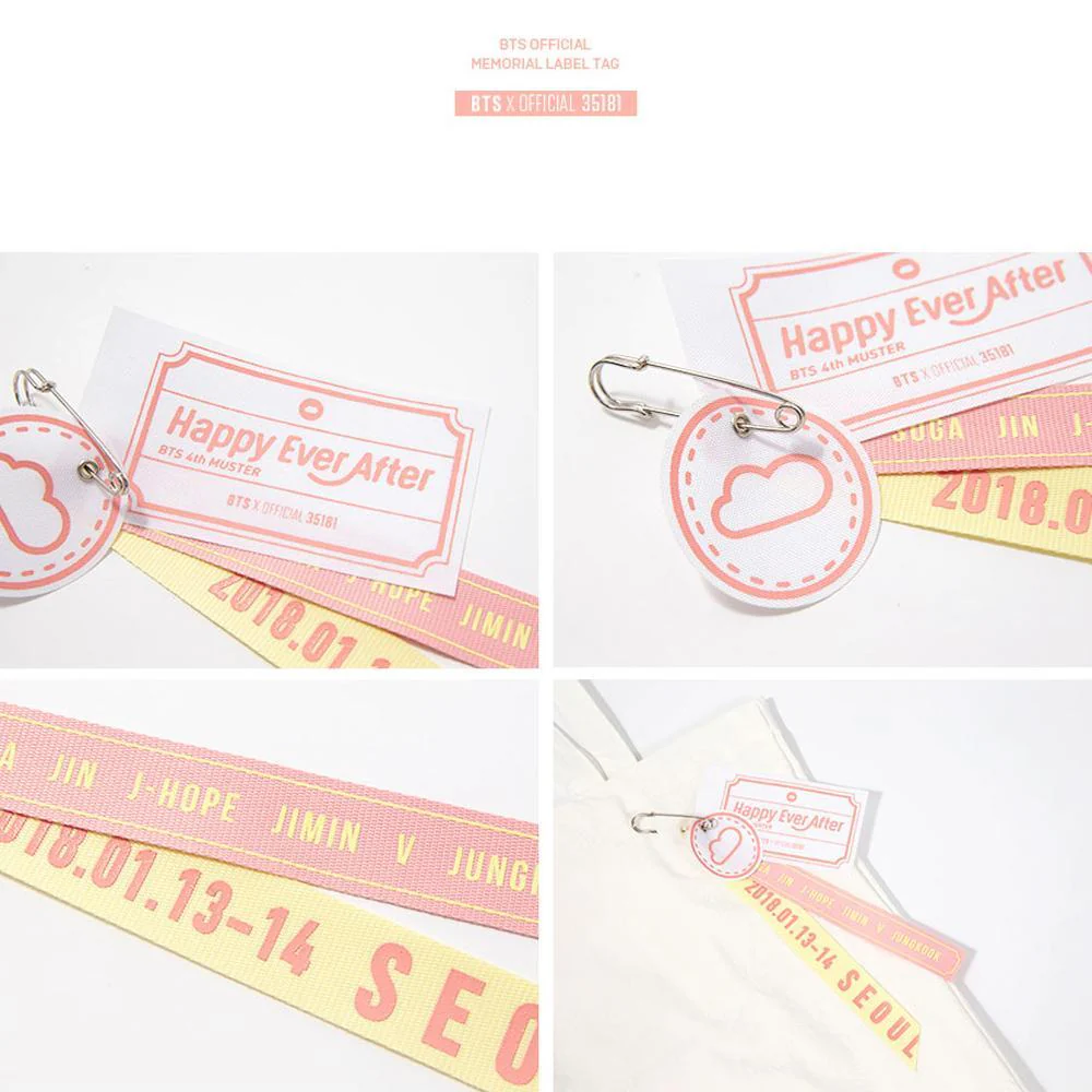 방탄소년단 | BTS [ 4TH MUSTER : HAPPY EVER AFTER ] MEMORIAL LABEL TAG - Image 2