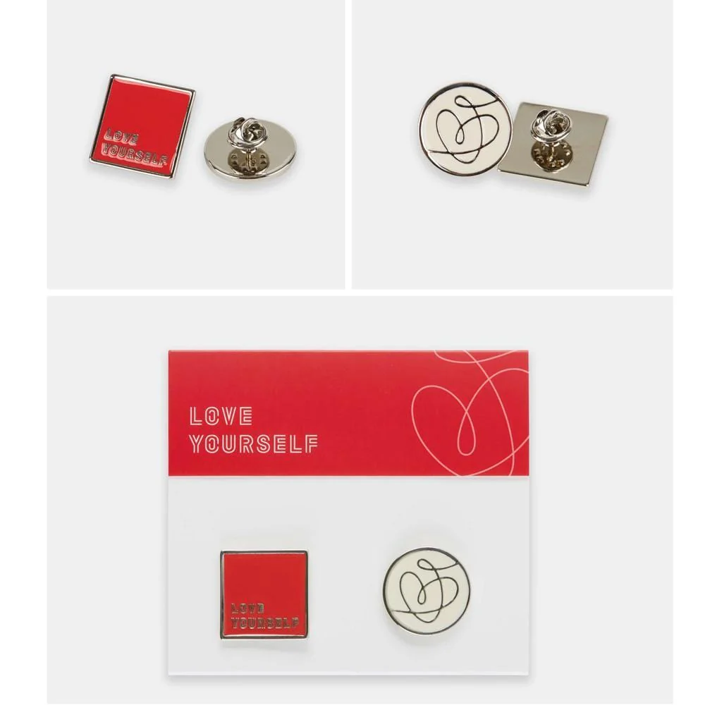 방탄소년단 | BTS [ LOVE YOURSELF ] METAL BADGE SET - Image 2