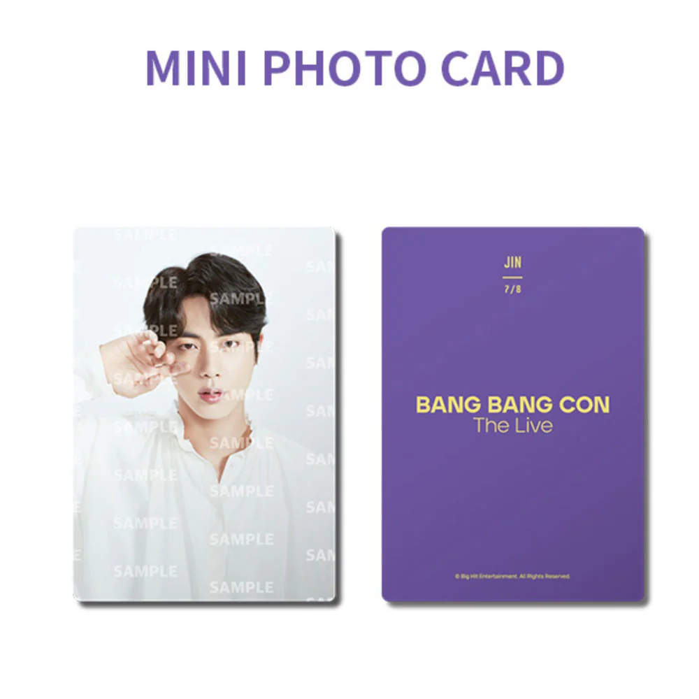 방탄소년단 | BTS [ BANG BANG CON : THE LIVE ] MINI PHOTO CARD SET - Image 2