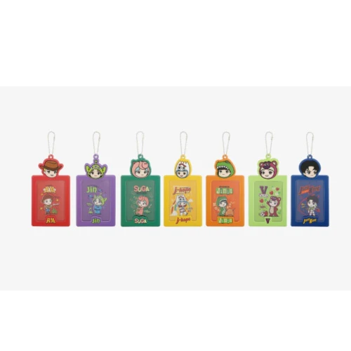 BTS [ MINI PHOTO CARD HOLDER KEYRING ] TOY STORY | TINYTAN COLLABORATION