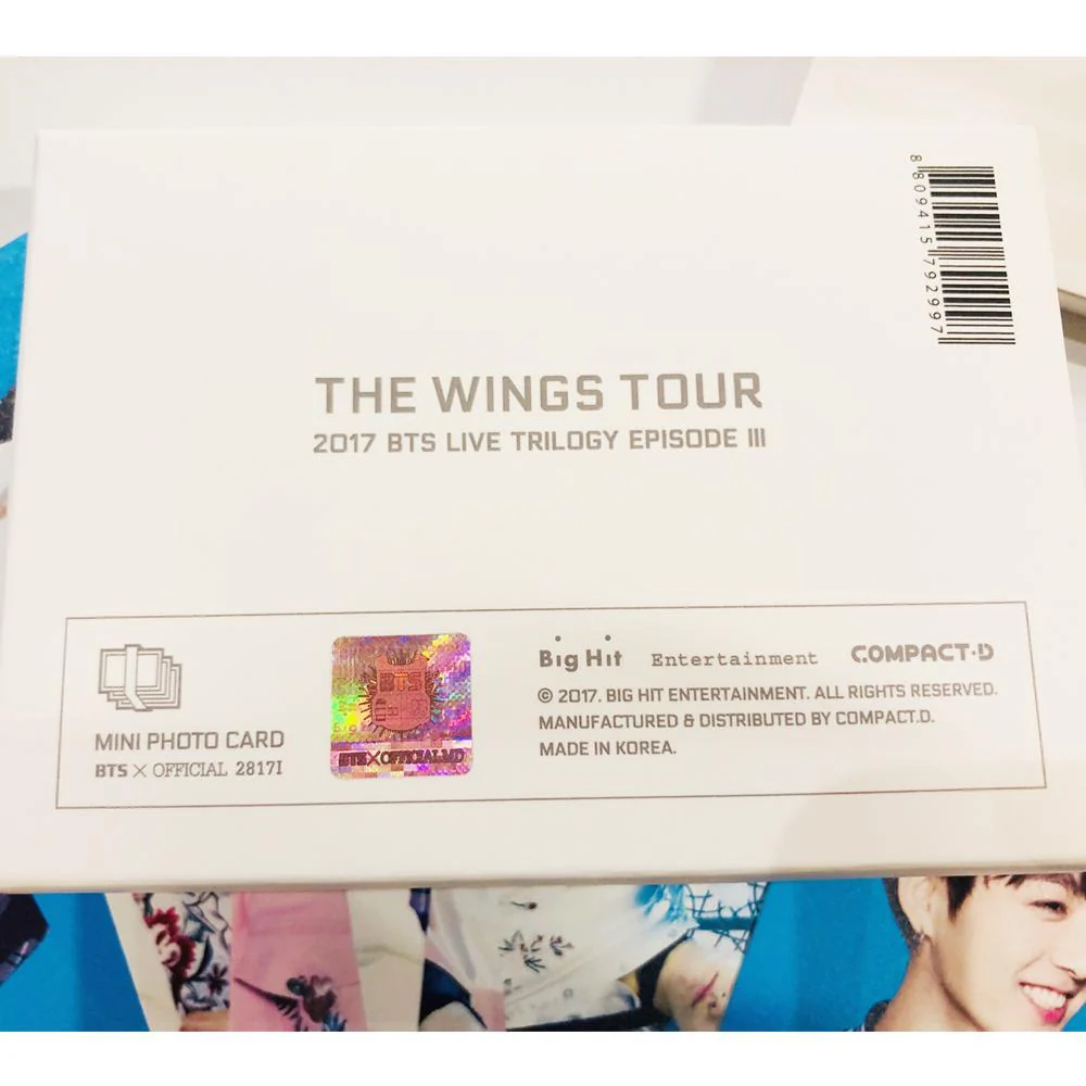 방탄소년단 | BTS [ THE WINGS TOUR ] MINI PHOTO CARD SET VER. 1 - Image 3