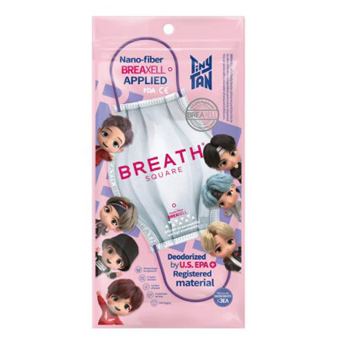 방탄소년단 | BTS [ TINYTAN ] BREATH SQUARE MASK - Image 3