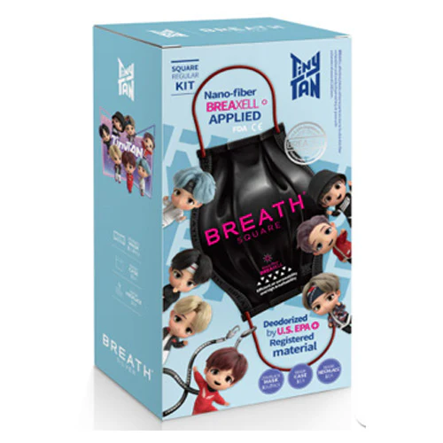 방탄소년단 | BTS [ TINYTAN ] BREATH SQUARE MASK KIT - Image 2