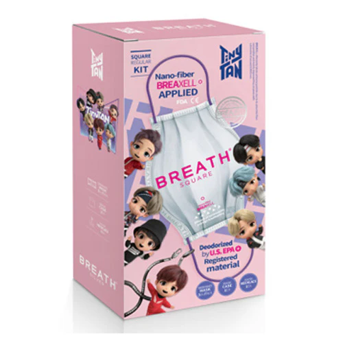 방탄소년단 | BTS [ TINYTAN ] BREATH SQUARE MASK KIT - Image 3