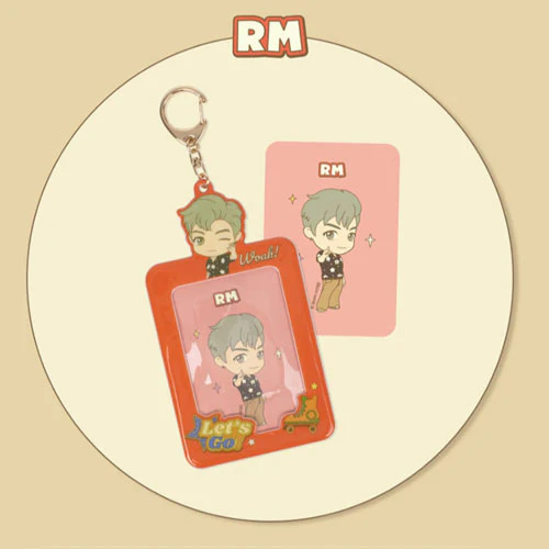 방탄소년단 | BTS [ TINYTAN ] DYNAMITE PHOTO CARD KEY HOLDER - Image 2