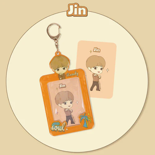 방탄소년단 | BTS [ TINYTAN ] DYNAMITE PHOTO CARD KEY HOLDER - Image 3