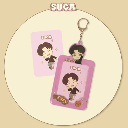 방탄소년단 | BTS [ TINYTAN ] DYNAMITE PHOTO CARD KEY HOLDER - Image 4