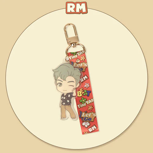 방탄소년단 | BTS [ TINYTAN ] DYNAMITE ACRYLIC STRAP KEYRING - Image 2