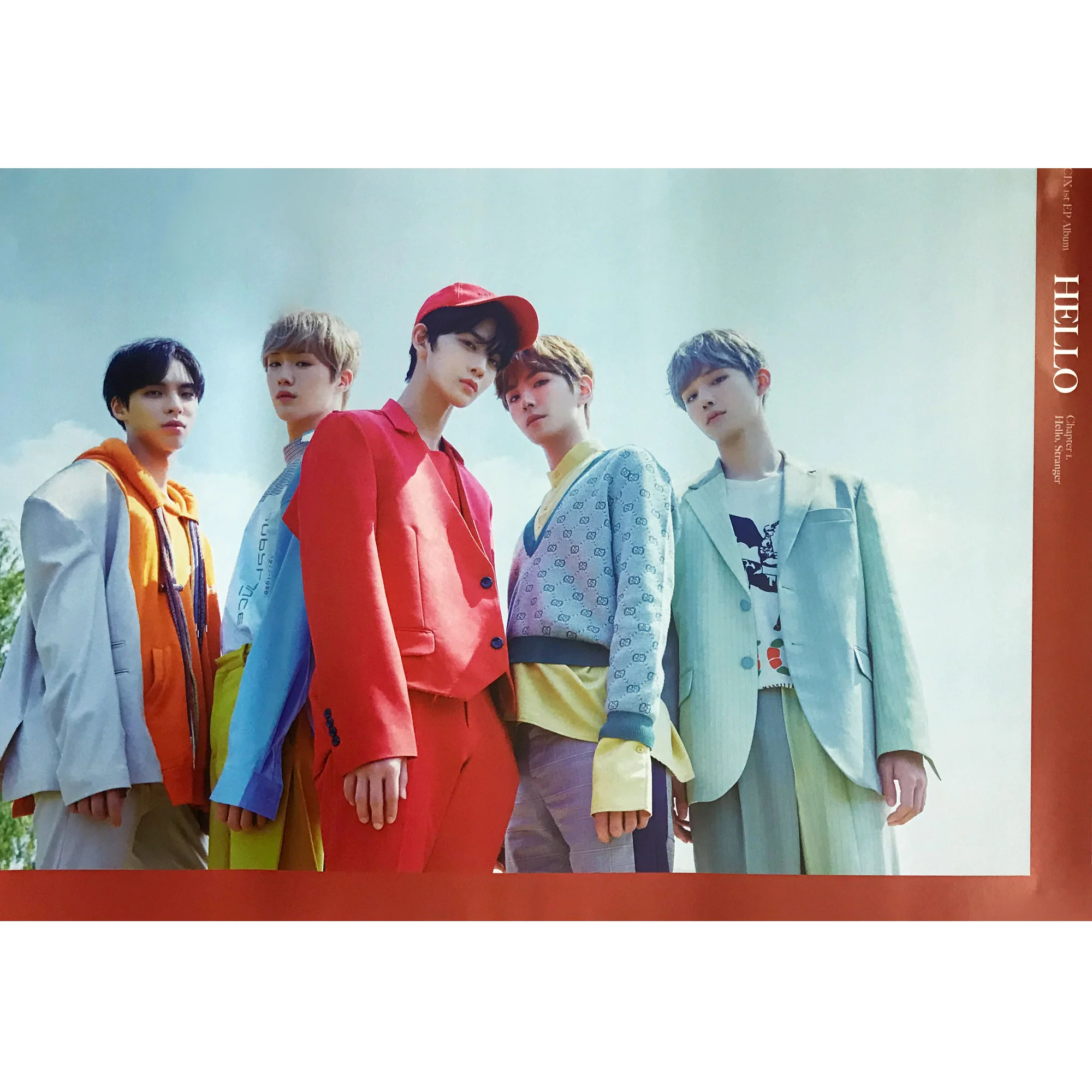 씨아이엑스 | CIX 1ST MINI ALBUM [ HELLO CHAPTER 1: HELLO, STRANGER ] | (HELLO VER.) POSTER ONLY