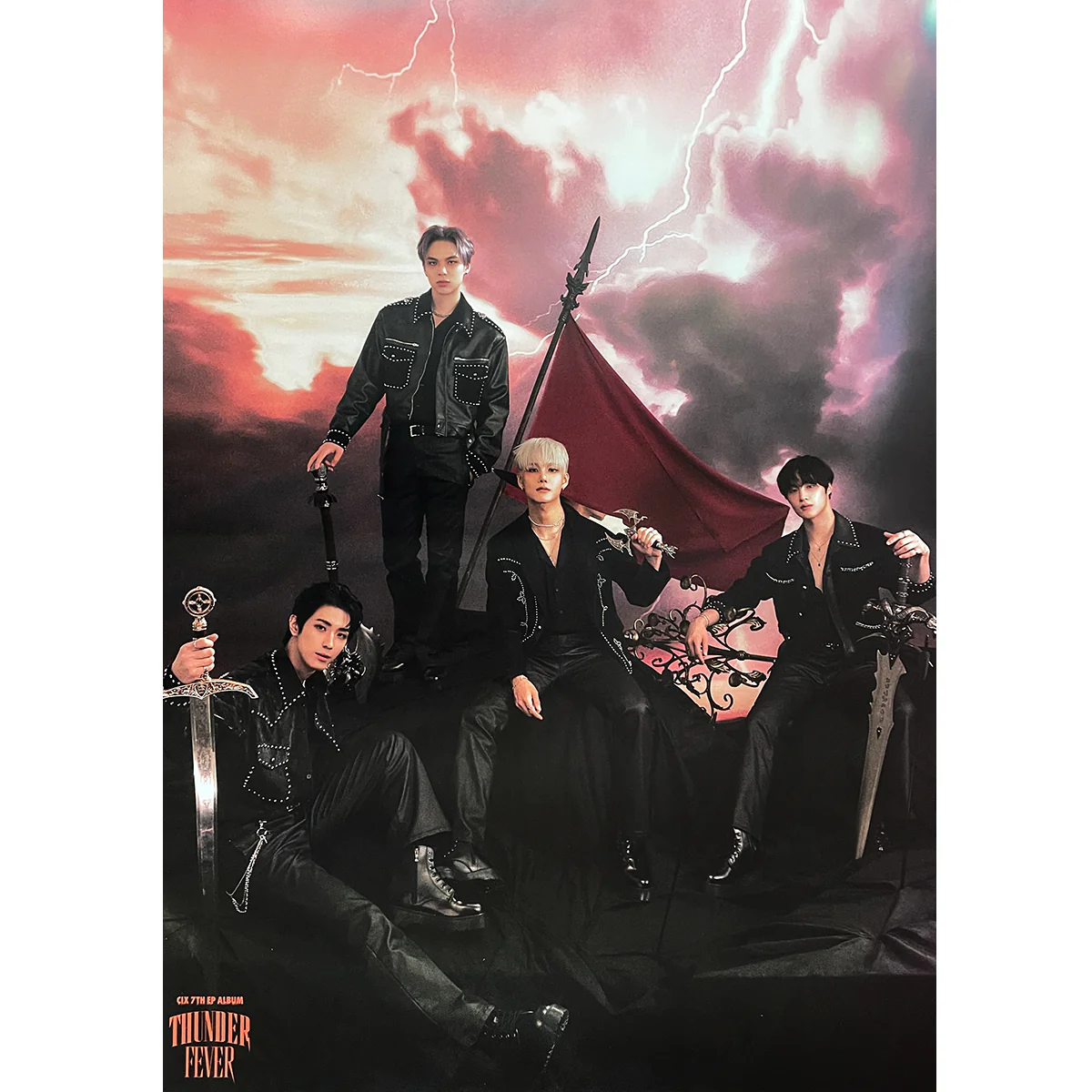 CIX | 7TH EP ALBUM [ THUNDER FEVER ] | (THUNDER VER.) POSTER ONLY