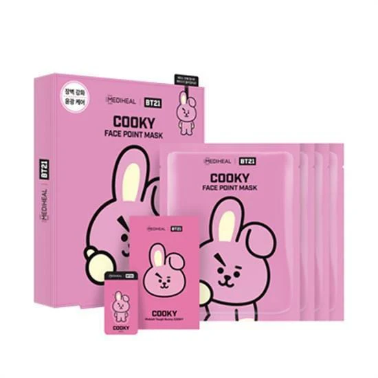 BT21 X MEDIHEAL FACE POINT MASK [ COOKY ]