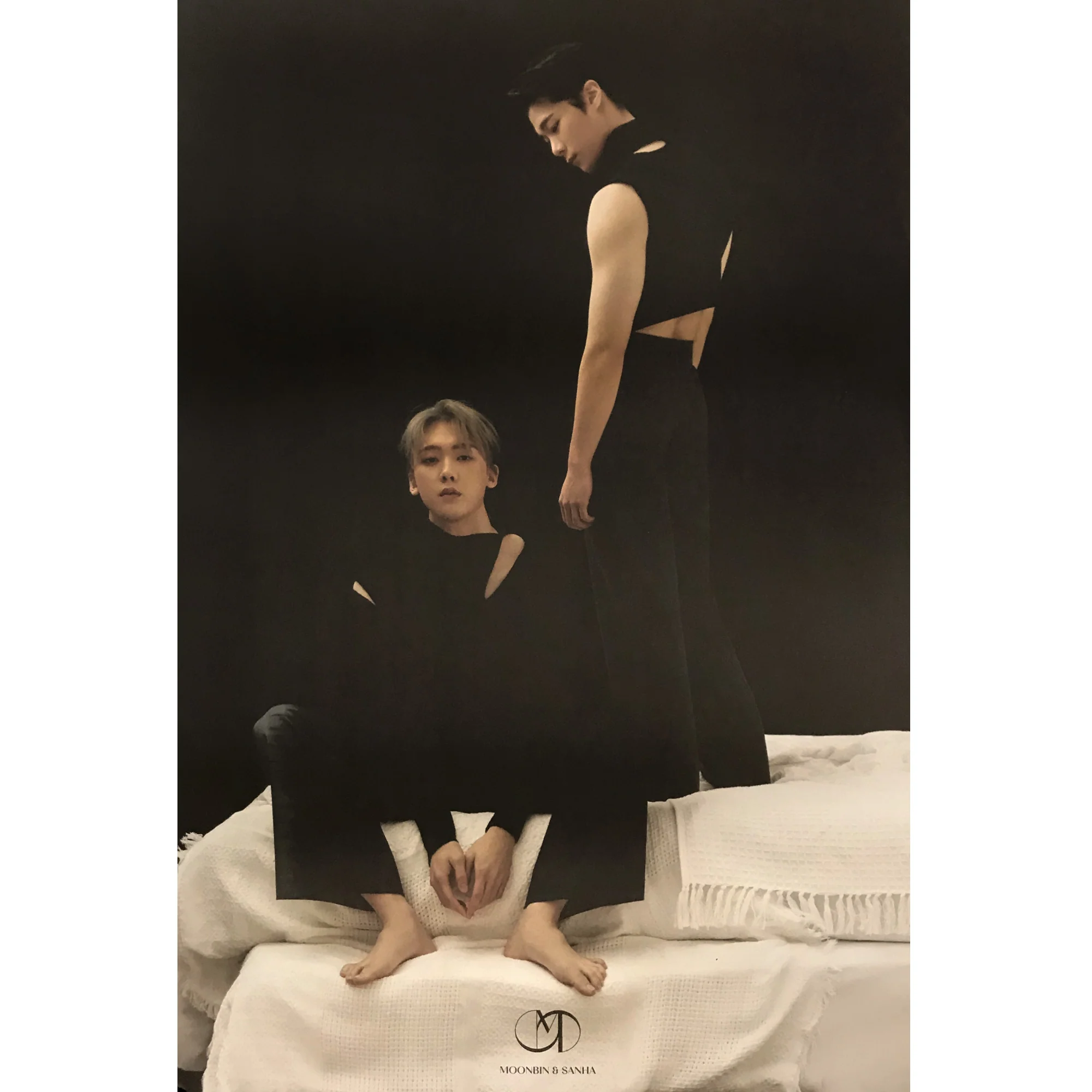 문빈 & 산하 | MOONBIN & SANHA | 1ST MINI ALBUM [ IN-OUT ] | (FADE OUT VER.) POSTER ONLY
