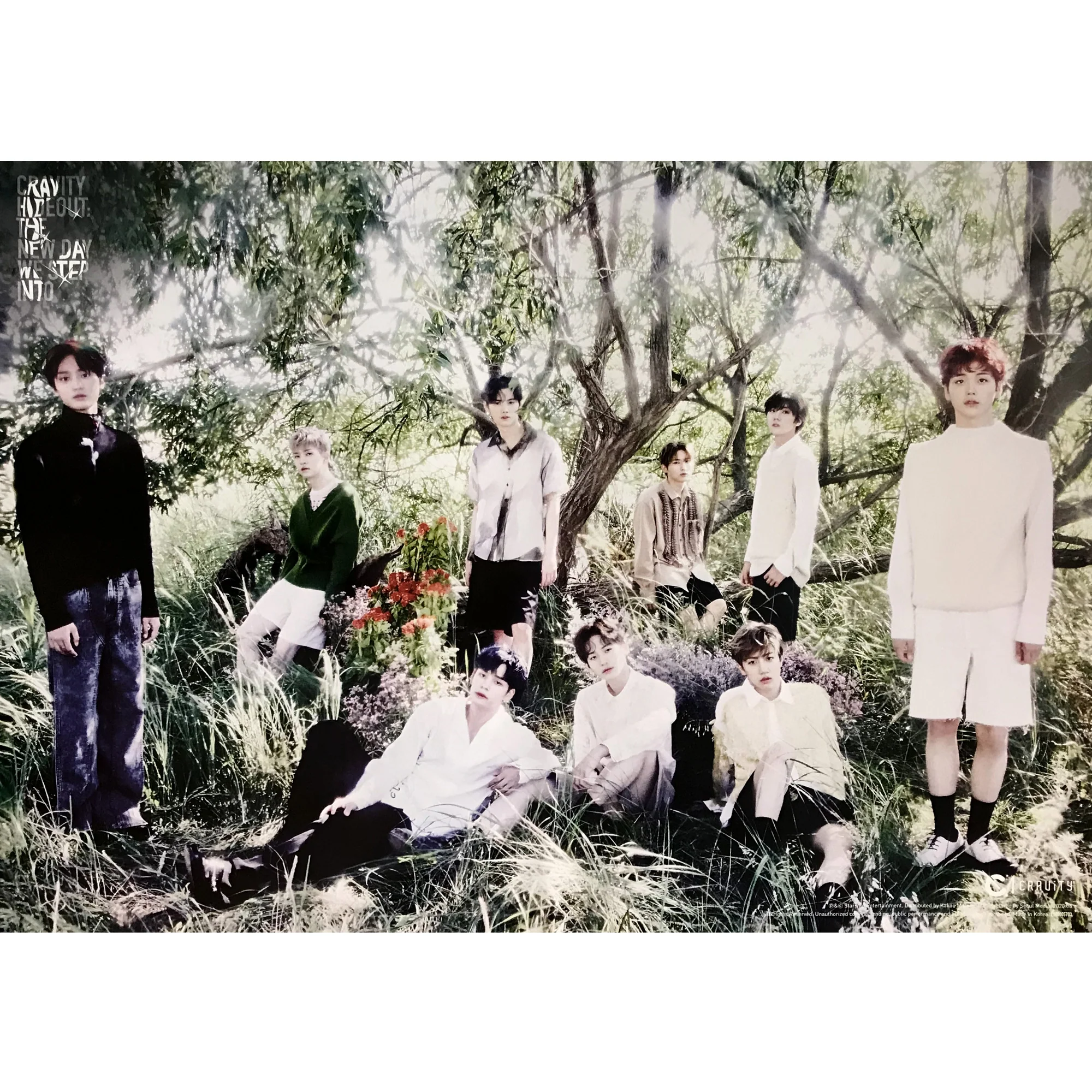 크래비티 | CRAVITY | 2ND MINI ALBUM [ SEASON 2. HIDEOUT: THE NEW DAY WE STEP INTO ] | (VERSION 3) POSTER ONLY
