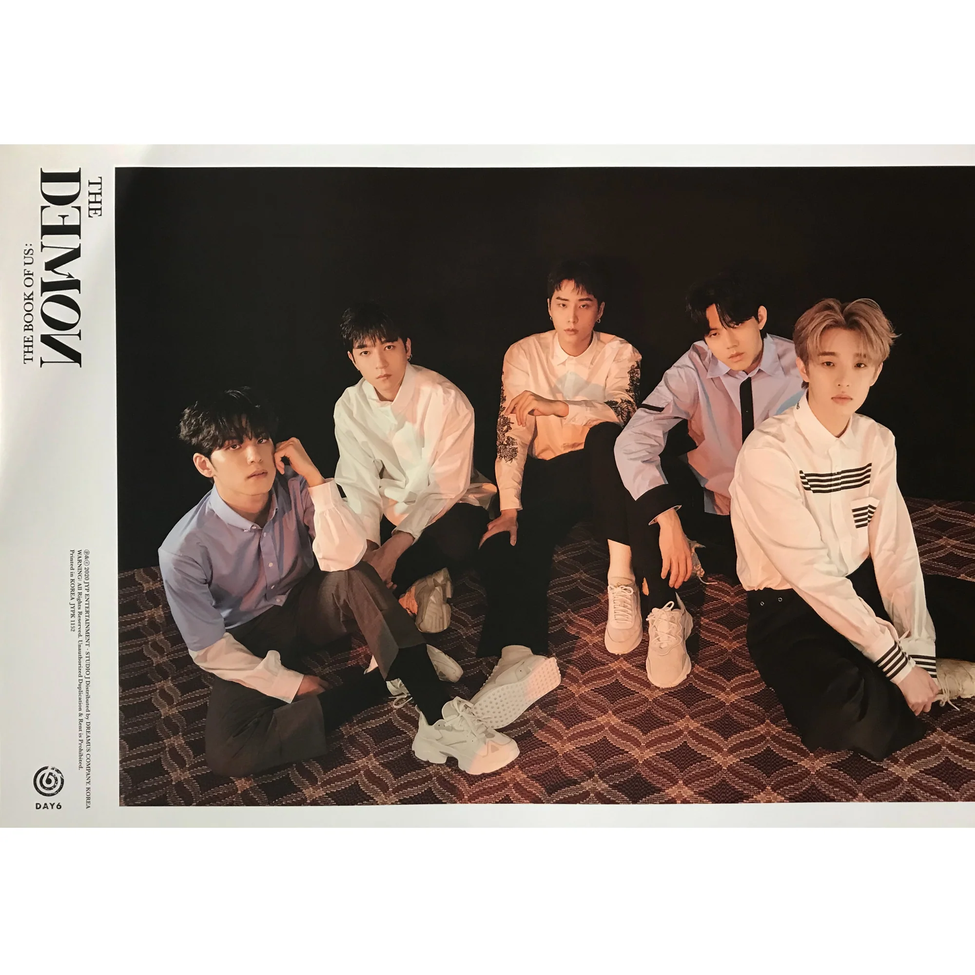 데이식스 | DAY6 | 6TH MINI ALBUM [ THE BOOK OF US: THE DEMON ] | (GROUP B VER.) POSTER ONLY