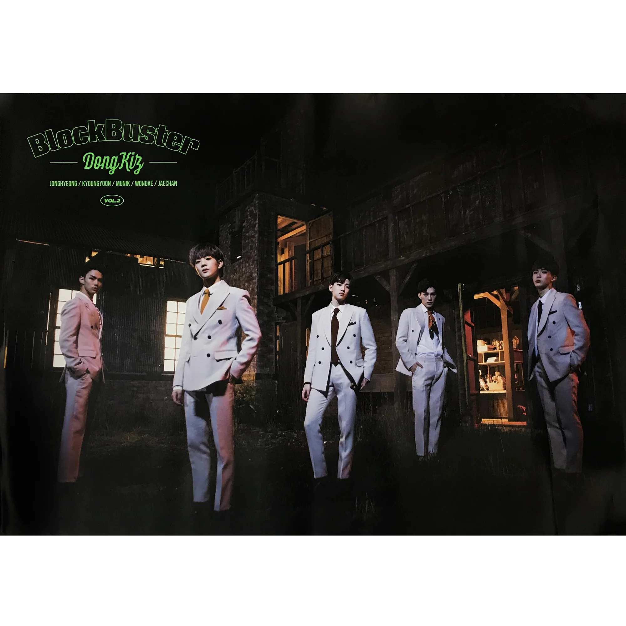 동키즈 | DONGKIZ | 2ND SINGLE ALBUM [ BLOCK BUSTER ] | POSTER ONLY
