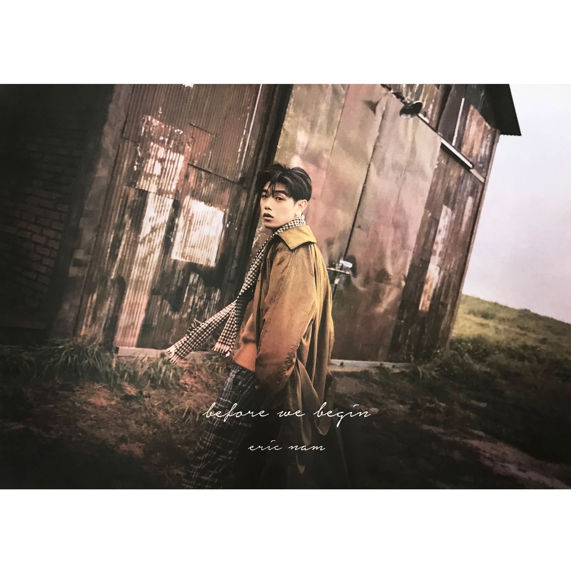 에릭남 | ERIC NAM | 1ST ENGLISH MINI ALBUM [ BEFORE WE BEGIN ] | POSTER ONLY